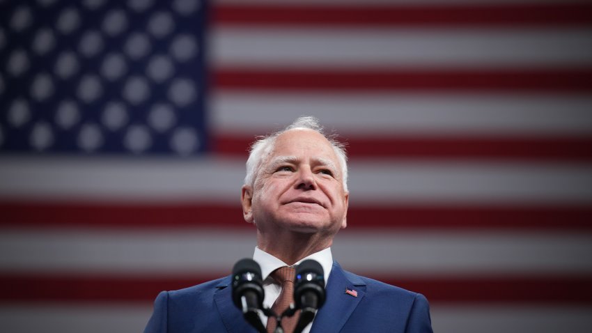 Democratic Presidential Candidate Kamala Harris Holds Rally With Running Mate Tim Walz In Arizona